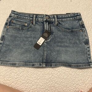 Denim skirt from Fashion Nova